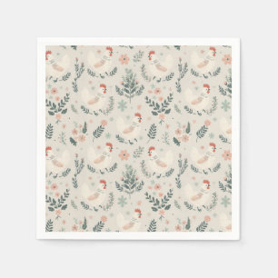 Serviette En Papier Poulet dans le jardin