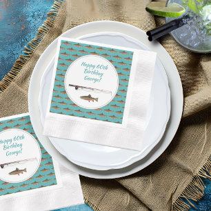 Serviette en papier pour anniversaire adulte avec