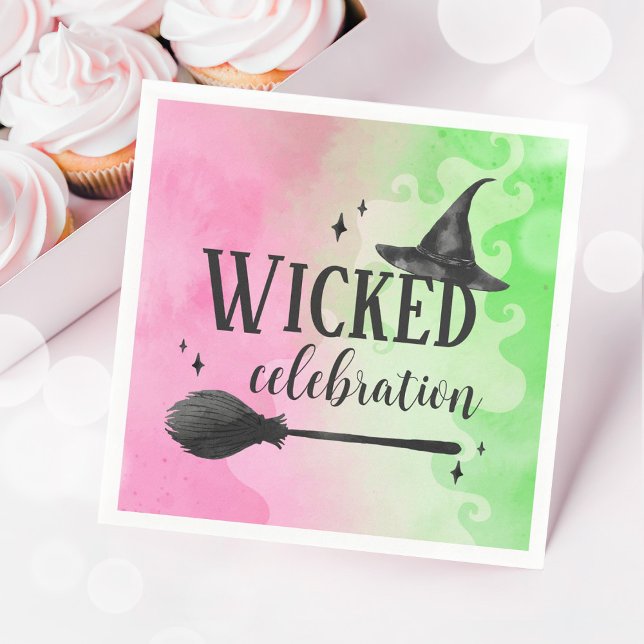 Serviette en papier pour anniversaire de célébrati (Wicked Witch Party Napkins)