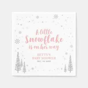 Serviette en papier pour Baby Shower Bébé Hiver Me