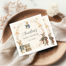 Serviette en papier pour baby shower Storybook New