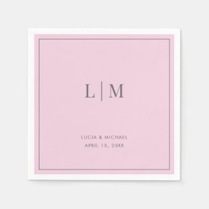 Serviette en papier pour cocktail de mariage