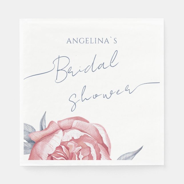 Serviette en papier pour douche de mariée  (Devant)