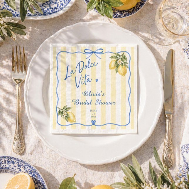 Serviette en papier pour la douche de mariée La Do (Créateur téléchargé)