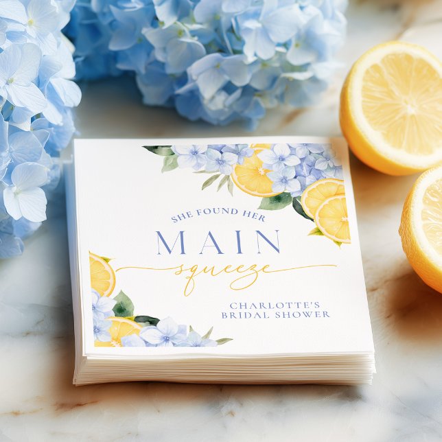 Serviette en papier pour la douche de mariée Main  (Créateur téléchargé)
