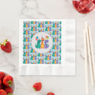 Serviette en papier pour le 1er anniversaire de Li