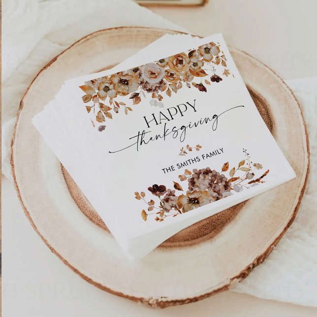 Serviette en papier pour le dîner de Thanksgiving  (Créateur téléchargé)