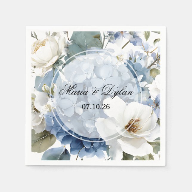 Serviette en papier pour mariage (Devant)