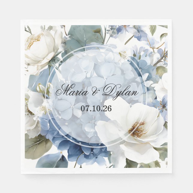 Serviette en papier pour mariage (Devant)