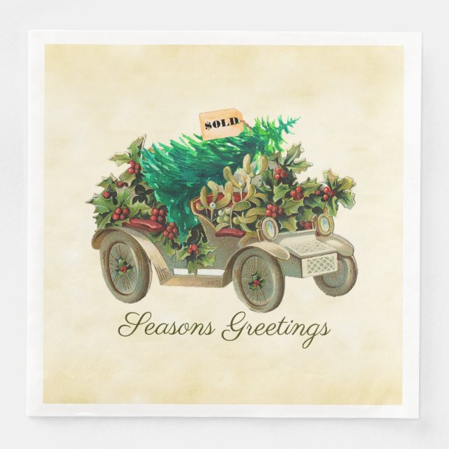 Serviette en papier pour ramener l'arbre à la mais (Devant)