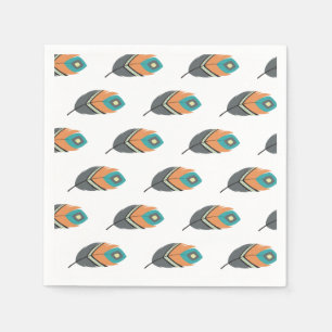 SERVIETTE EN PAPIER POW WOW TRIBAL PARTY NAPKINS