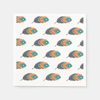 SERVIETTE EN PAPIER POW WOW TRIBAL PARTY NAPKINS