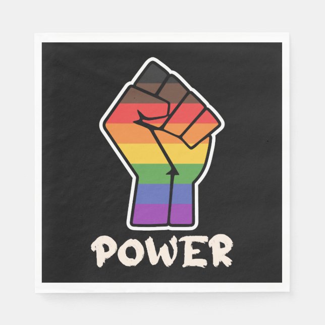 Serviette En Papier Power Alternative Fierté Premier design pour l'éga (Devant)