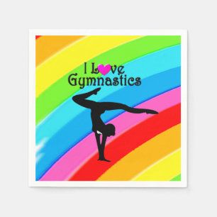 SERVIETTE EN PAPIER PRECIEUSE PLUIE J'AIME LES NAPKINS GYMNASTIQUES