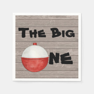 Serviette En Papier Premier anniversaire de la pêche