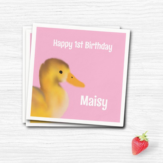 Serviette En Papier Premier anniversaire du canot (Créateur téléchargé)