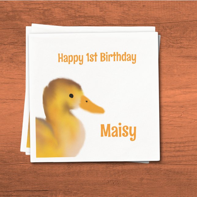 Serviette En Papier Premier anniversaire du canot (Créateur téléchargé)