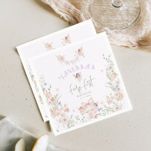 Premier anniversaire fée Jardin fantaisiste Lilas