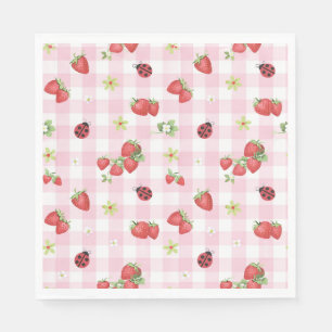 Serviette En Papier Premier anniversaire tout en douceur de baie