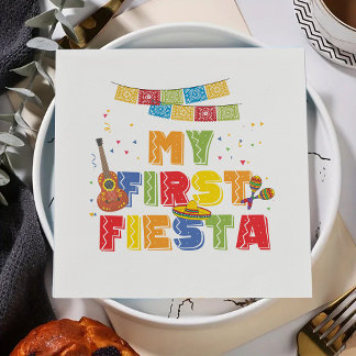 Serviette En Papier Premier papier Fiesta Party Napkin