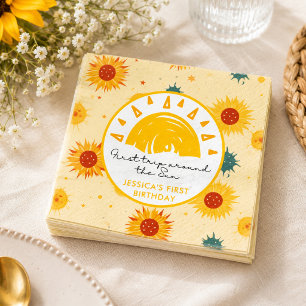 Serviette En Papier Premier Tour Autour du Soleil 1er Anniversaire