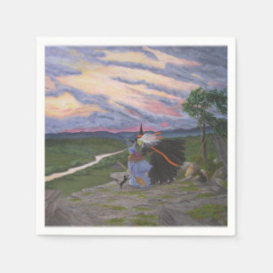 Serviette En Papier "Premier vol !"