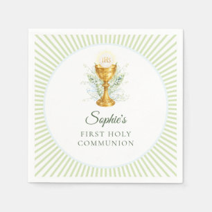 Serviette En Papier Première communion Muguet