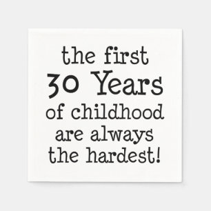 Serviette En Papier Premières 30 Années De Serviettes Pour Enfants