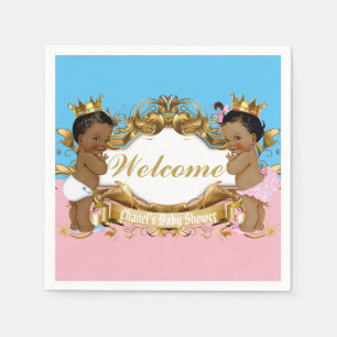 Serviette En Papier Prince/princesse africains royaux Color Block