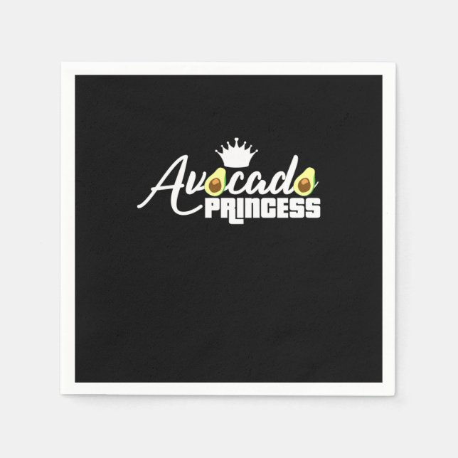 Serviette En Papier Princesse Avocado (Devant)