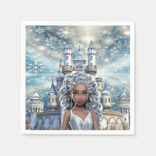 Serviette En Papier Princesse de Glace