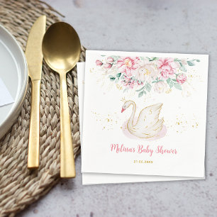 Serviette En Papier Princesse Swan