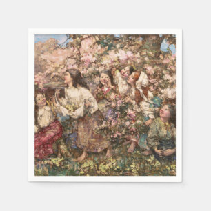 Serviette En Papier Printemps (par Edward Atkinson Hornel)