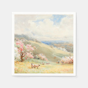 Serviette En Papier Printemps vintage par Joseph Rubens Powell