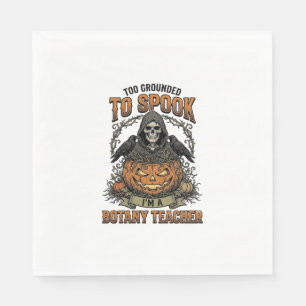 Serviette En Papier Professeur de botanique Halloween Gravure vintage