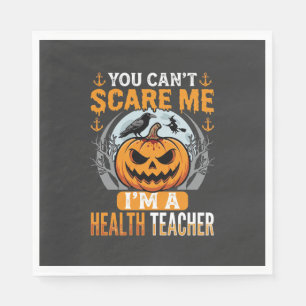 Serviette En Papier Professeur de santé Halloween Citrouille effrayant