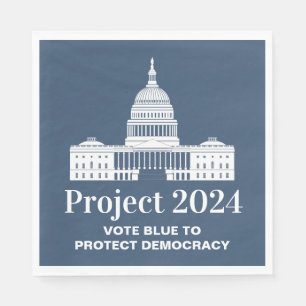 Serviette En Papier Projet 2024 Vote pour la démocratie