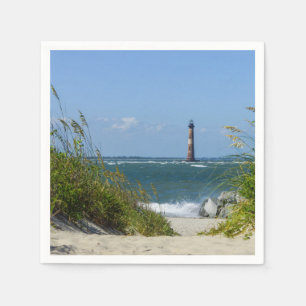 Serviette En Papier Promenade du phare de Morris Island