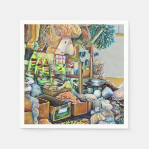 Serviette En Papier Promesses charmantes d'un centre Fine Tekka Singap