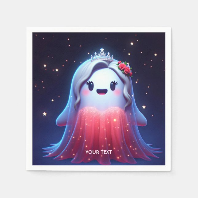Serviette En Papier Promo Robe Rouge Imaginaire (Devant)