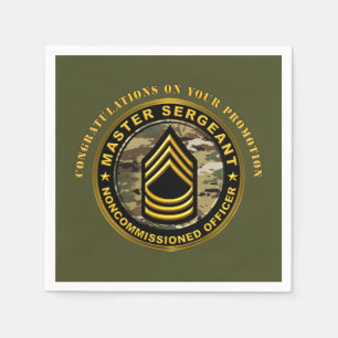 Serviette En Papier Promotion Sergent Major MSG