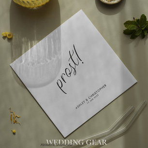 Serviette En Papier Prost! Cocktail minimal pour toutes les occasions
