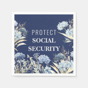 Serviette En Papier Protéger la sécurité sociale contre Trump