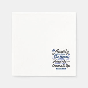 Serviette En Papier Proverbes 12:25 Verset de la Bible – Art de mots g