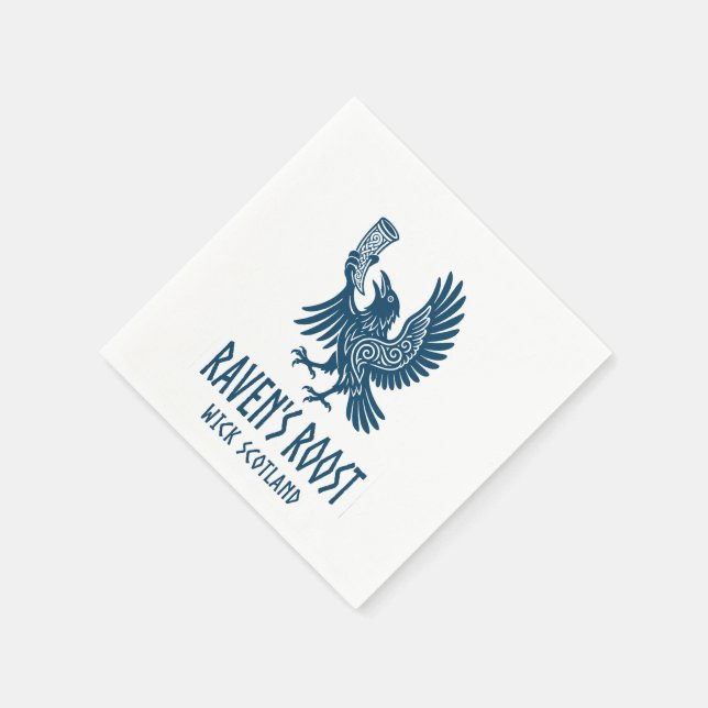 Serviette En Papier Pub Raven's Roost Wick Écosse (Coin)