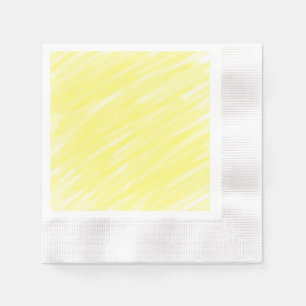 Serviette En Papier publicité jaune pastel personnalisée couleur unie