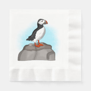 Serviette En Papier Puffin à main fine