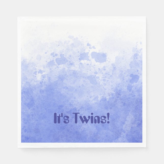 Serviette En Papier Purple C'est Twin's Napkin (Devant)