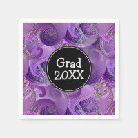 Purple Paisley Motif