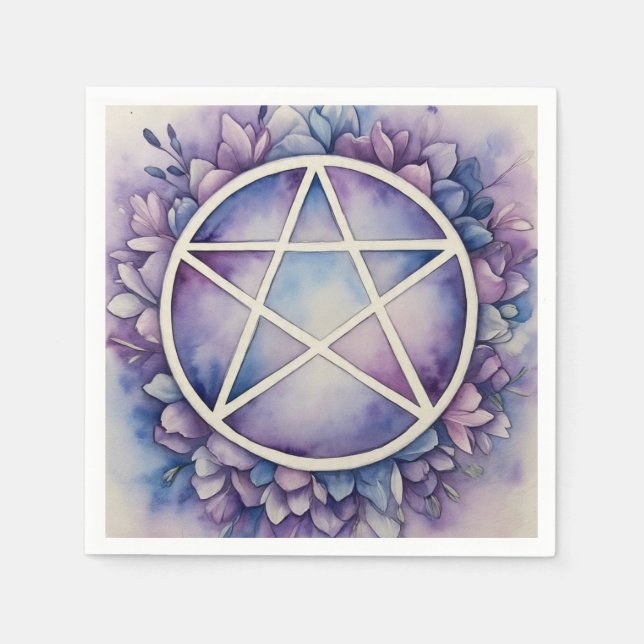 Serviette En Papier PurpleVibes (Devant)